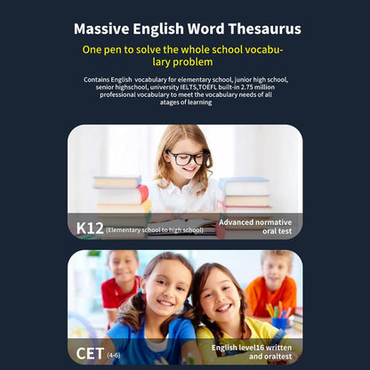 Smart Offline Translation Pen 123 Languages OCR & Voice Translator