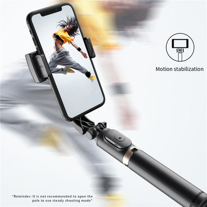 All in One Selfie Stick Tripod, Roreta Bluetooth Gimbal Stabilizer, Foldable, Extendable & Wireless Remote