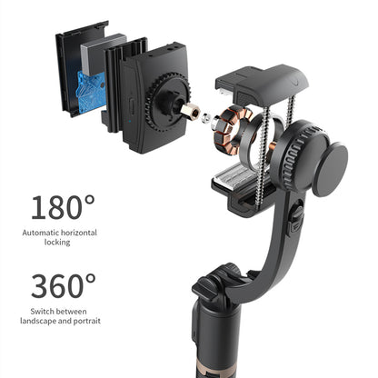 All in One Selfie Stick Tripod, Roreta Bluetooth Gimbal Stabilizer, Foldable, Extendable & Wireless Remote