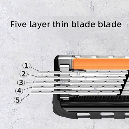 Razor Fusion Pro Power Shaving Shaver, 5-Layer Blades Beard Trimmer for Men with Replacement Refills