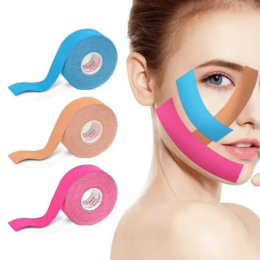 Kinesiology Tape for Face V Line, Neck & Eyes Lifting Wrinkle Remover Sticker Facial Skin Care Elastic Bandage