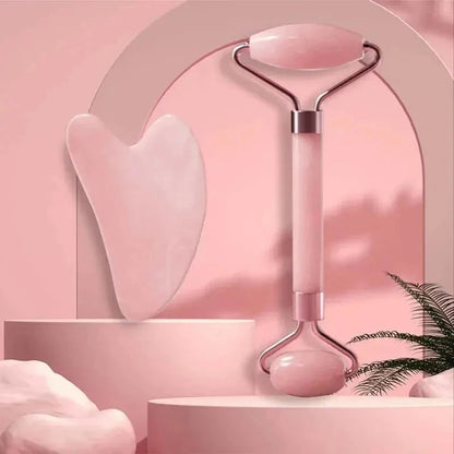Face & Neck Resin Roller Massager, Double-Ended Beauty Scraping Stick for Relaxation
