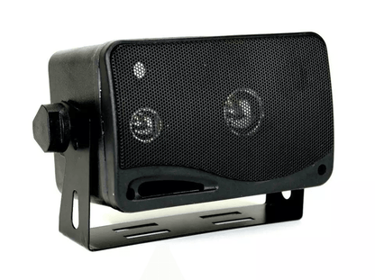 PYRAMID Car Audio Mini Box Car/Inside Home Speakers, Portable Sound System with Bass Reflex Cabinets