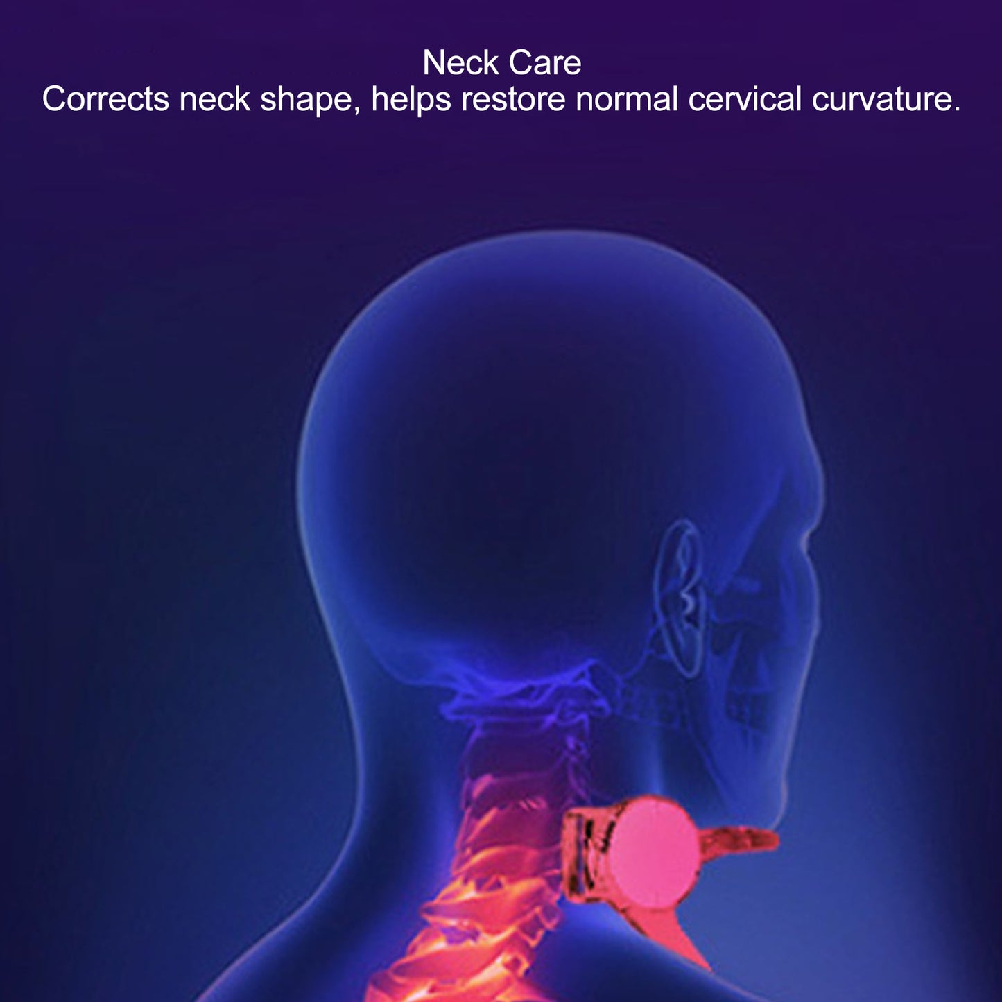 360° Adjustable Neck Brace. Cervical Posture Corrector for Forward Head Alignment & Daily Comforts