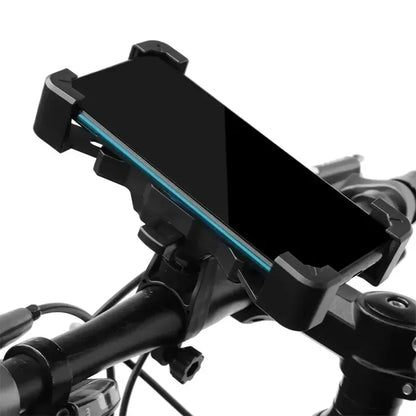 Electric Bicycle Mobile Phone Holder, 360° Rotatable Non-Slip Stand for Moto & Bike Riding