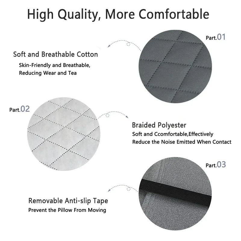 Ergonomic Ultralight Inflatable Travel Camping Pillow, Soft Washable Cover for Neck & Back Support, Portable Air Pillow