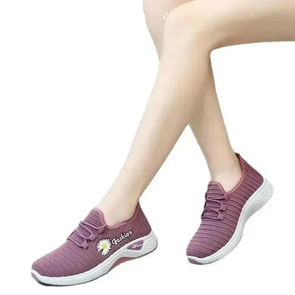 Lightweight Sneakers for Women, Breathable Net Shoes with Comfortable Soft Sole, Casual Adult Sneakers for Walking