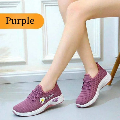 Lightweight Sneakers for Women, Breathable Net Shoes with Comfortable Soft Sole, Casual Adult Sneakers for Walking