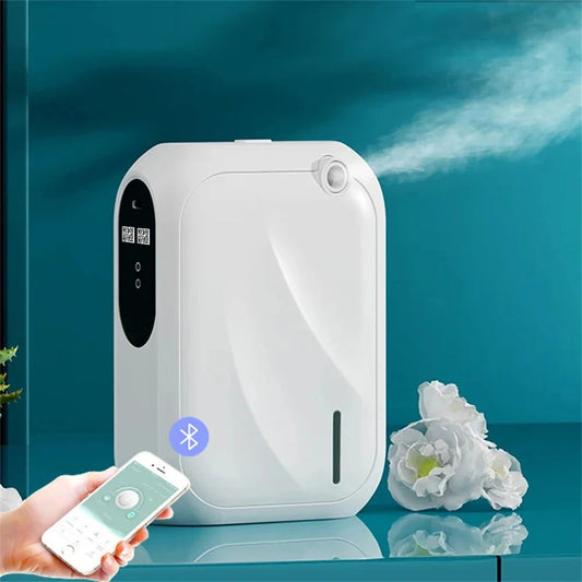 Aroma Diffuser Scent Machine with Bluetooth APP Control, Wall-Mountable Fragrance Smell Distributor for Home & Office