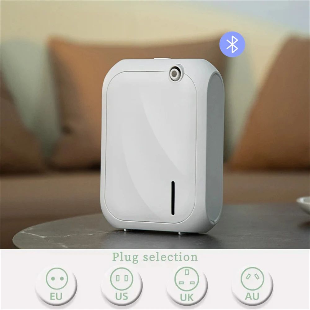 Aroma Diffuser Scent Machine with Bluetooth APP Control, Wall-Mountable Fragrance Smell Distributor for Home & Office