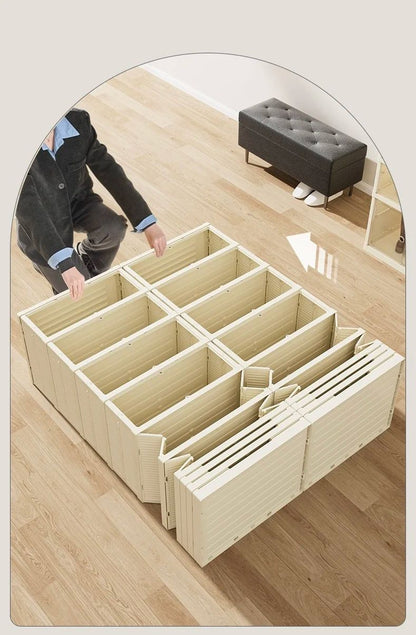 Top Quality Stackable Shoe Cabinet, Portable Design Organizer Stand Holder for Space-Saving Shoes Storage