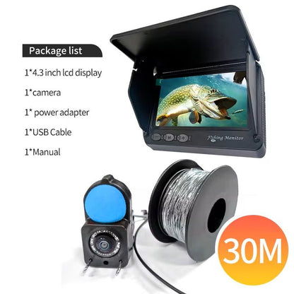 Portable 4.3" Underwater Fishing Camera with 1080P Night Vision