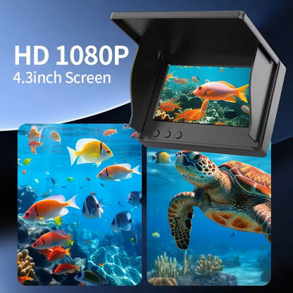 Portable 4.3" Underwater Fishing Camera with 1080P Night Vision
