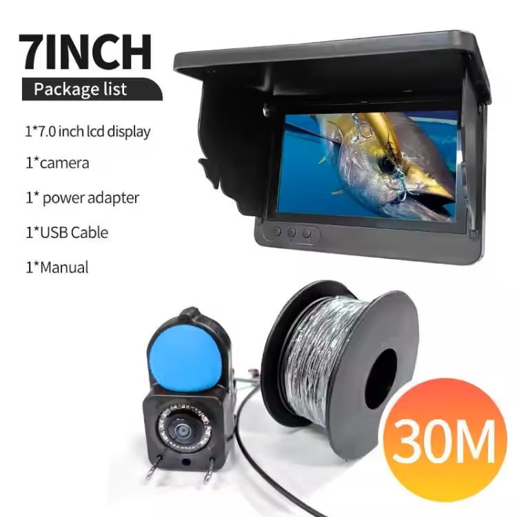 Portable 4.3" Underwater Fishing Camera with 1080P Night Vision