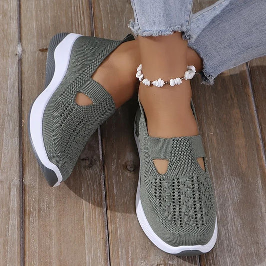 2024 Women's Breathable Slip-On Fashion Sneakers Lightweight Trendy and Summer Ready