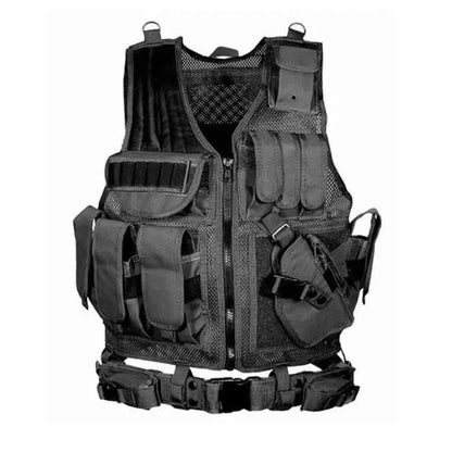 Adjustable Molle Tactical Vest Security Combat Body Armor Vests for Airsoft CS Game Hunting Army Outdoor Training Gear