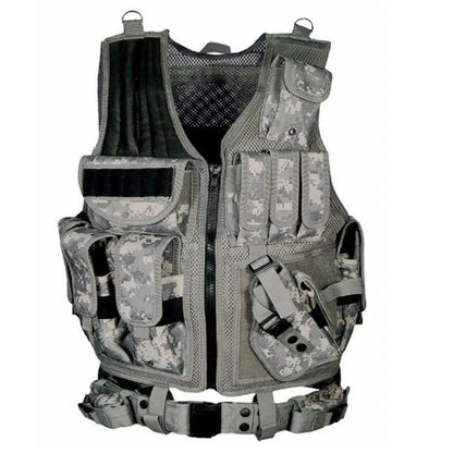 Adjustable Molle Tactical Vest Security Combat Body Armor Vests for Airsoft CS Game Hunting Army Outdoor Training Gear