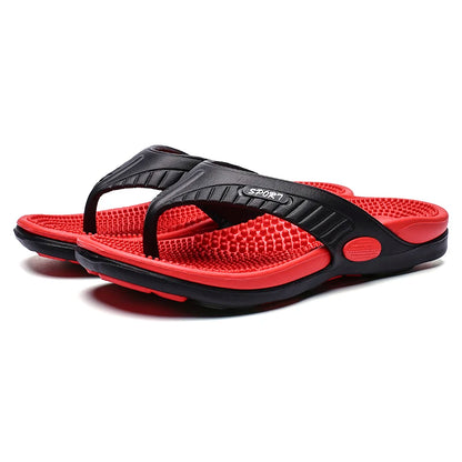 Luxury Massage Slippers, Summer Breathable Beach Shoes for Men & Women, Comfortable Flip Flops
