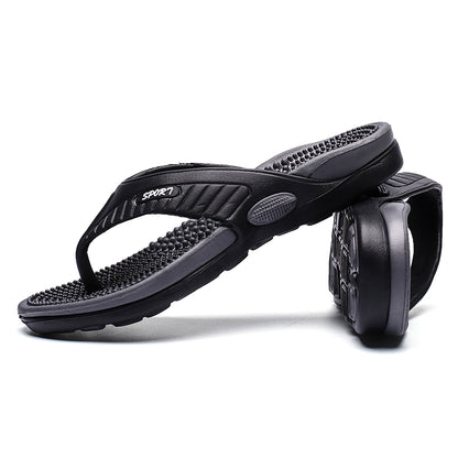 Luxury Massage Slippers, Summer Breathable Beach Shoes for Men & Women, Comfortable Flip Flops