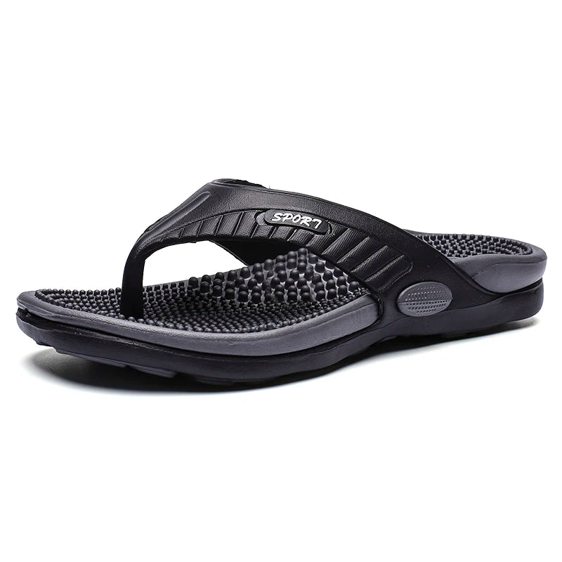 Luxury Massage Slippers, Summer Breathable Beach Shoes for Men & Women, Comfortable Flip Flops