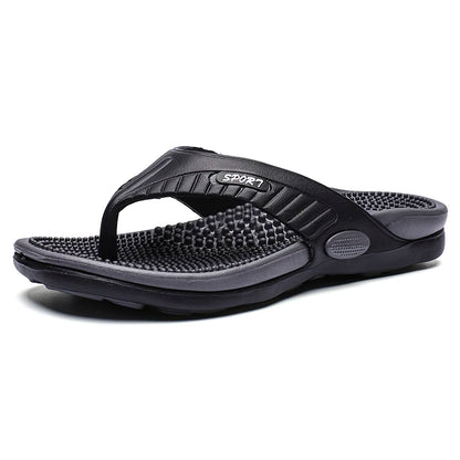 Luxury Massage Slippers, Summer Breathable Beach Shoes for Men & Women, Comfortable Flip Flops