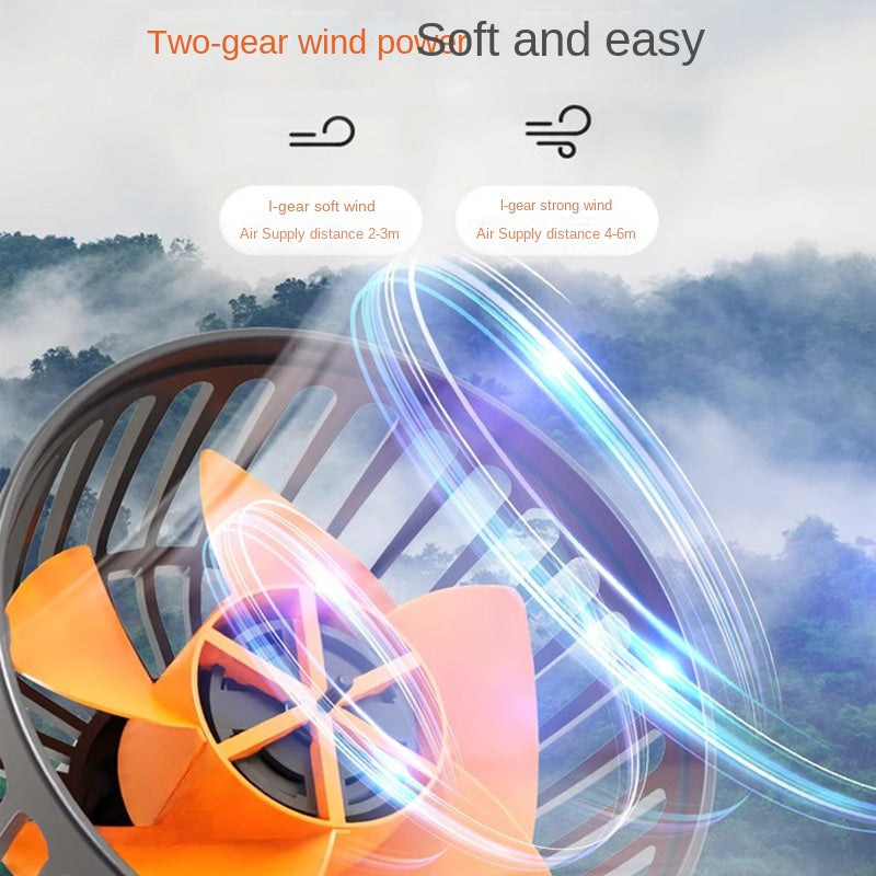 Car Silent Fan 360 Adjustable Air Fan for Automotive, Desk & Office USB & Cigarette Lighter Compatible