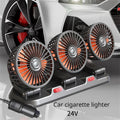 3 head 24v car cigar
