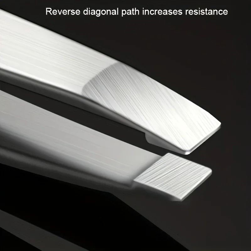 Professional Tweezers Set, Perfect for Eyebrow Hair Removal, Splinter & Ingrown Hair, Precision Stainless Steel