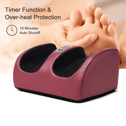 Heated Foot Massager with Compression & Deep Kneading Electric Foot Spa for Pain Relief & Relaxation