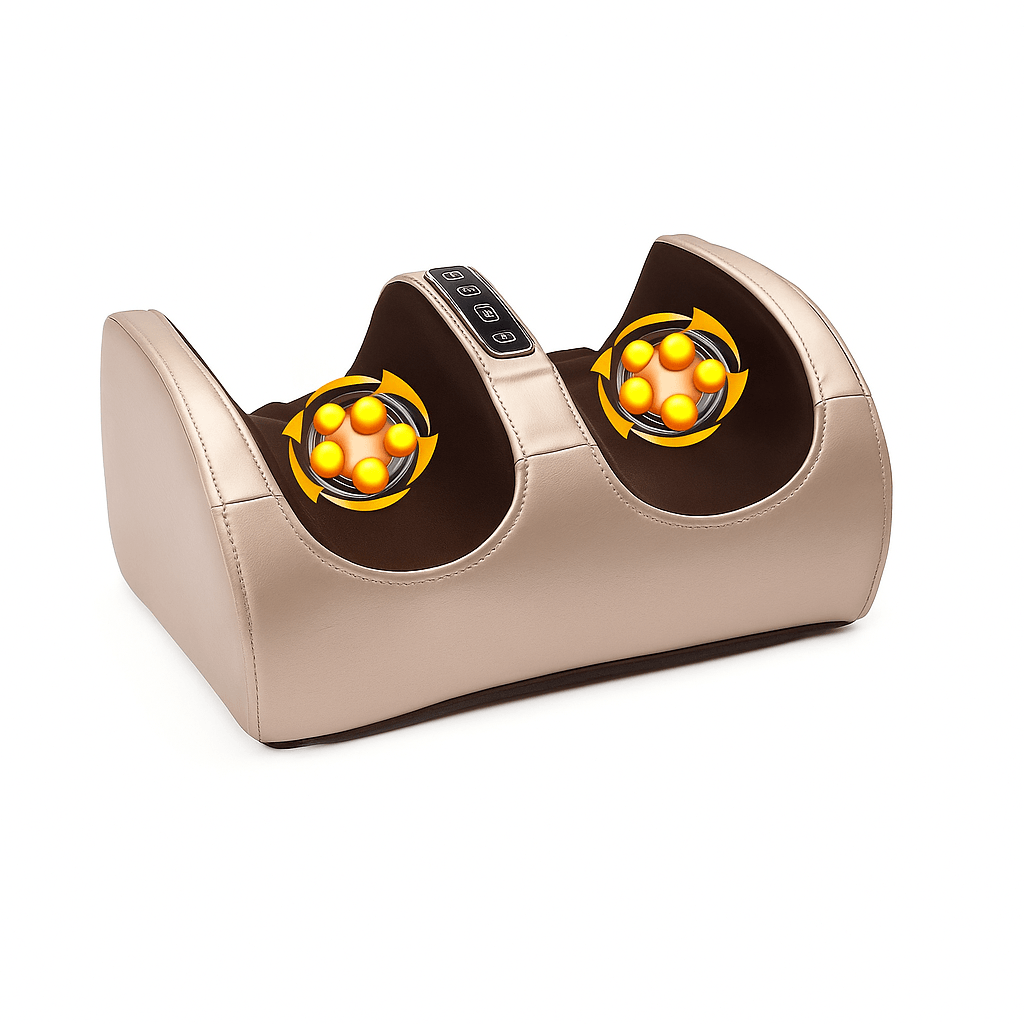 Heated Foot Massager with Compression & Deep Kneading Electric Foot Spa for Pain Relief & Relaxation