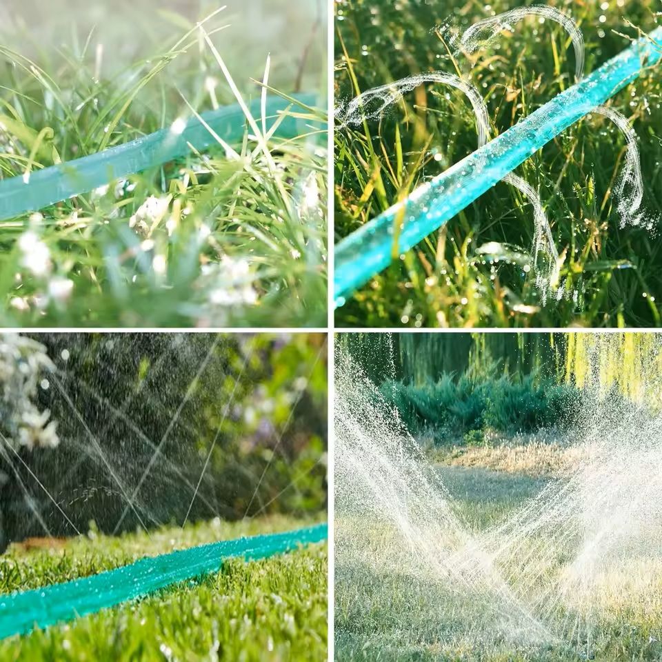 Flexible Garden Soaker Hose with Adjustable Sprinkler Spray Set for Lawn Irrigationdasd