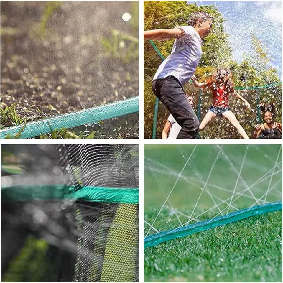 Flexible Garden Soaker Hose with Adjustable Sprinkler Spray Set for Lawn Irrigationdasd