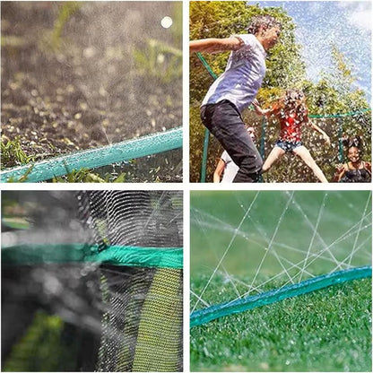 Flexible Garden Soaker Hose with Adjustable Sprinkler Spray Set for Lawn Irrigationdasd