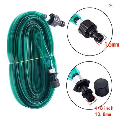 Flexible Garden Soaker Hose with Adjustable Sprinkler Spray Set for Lawn Irrigationdasd