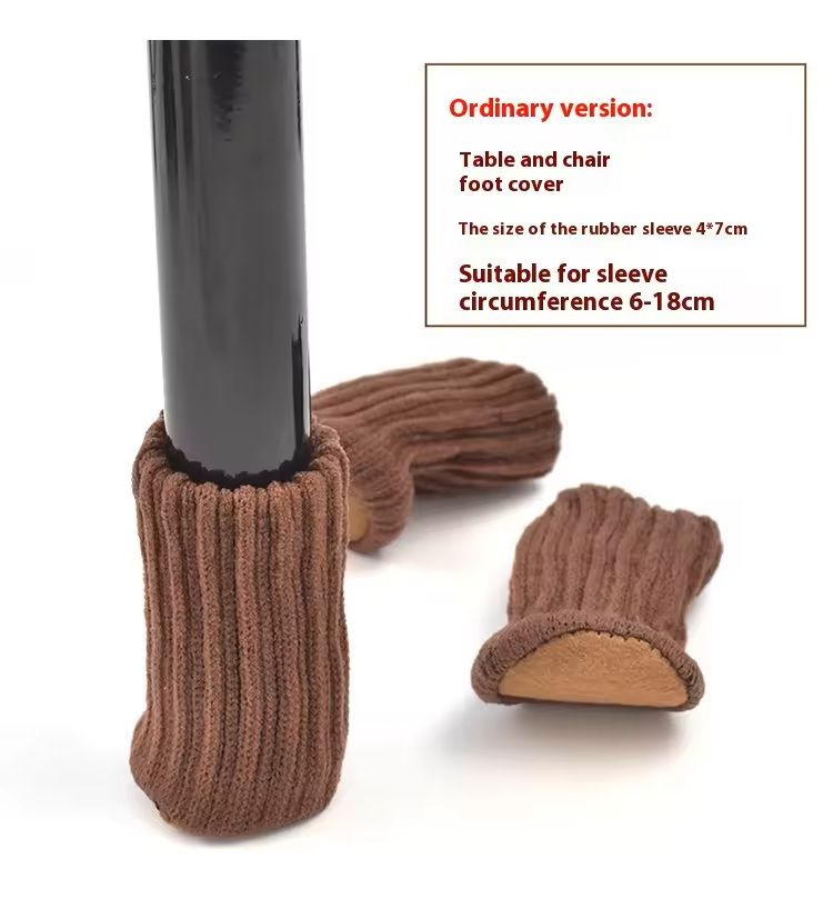 16 Piece Knitted Chair Leg Socks Set for Floor Protectio