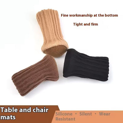 16 Piece Knitted Chair Leg Socks Set for Floor Protectio