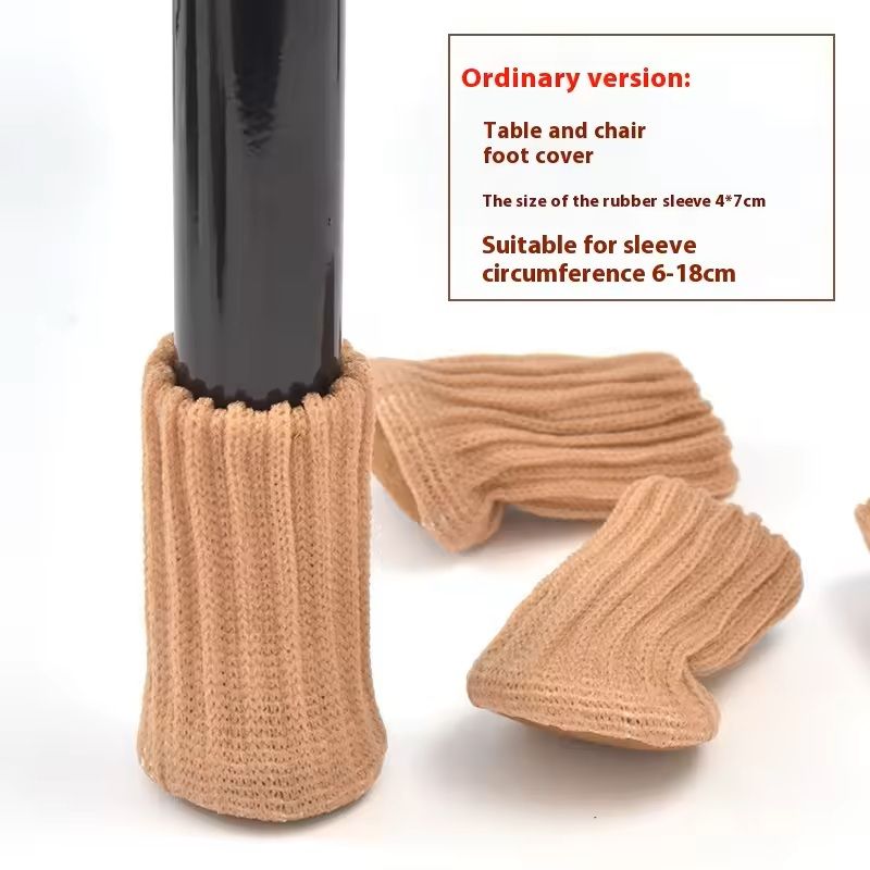 16 Piece Knitted Chair Leg Socks Set for Floor Protectio