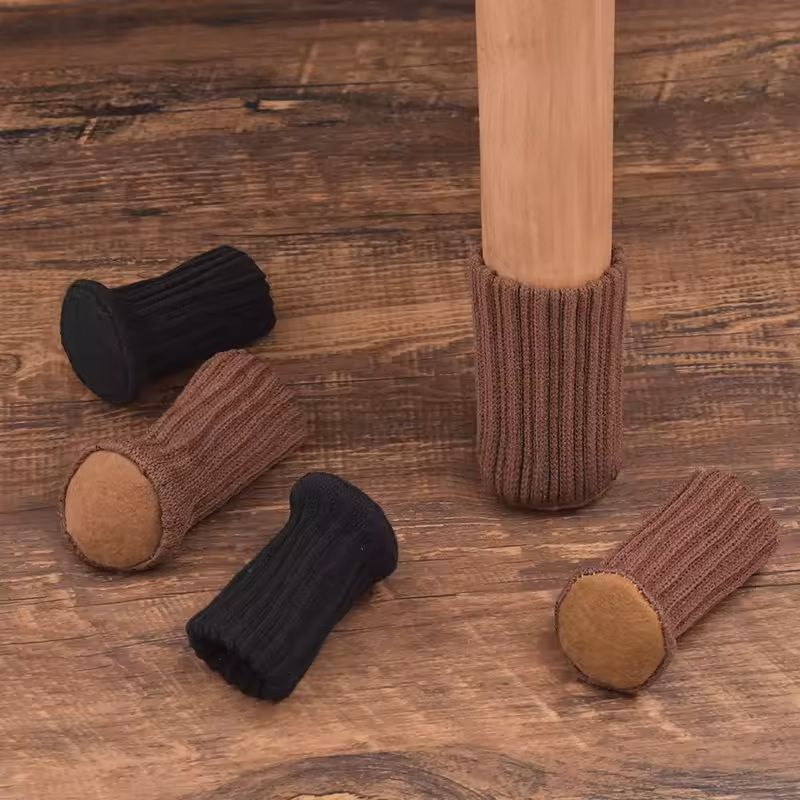 16 Piece Knitted Chair Leg Socks Set for Floor Protectio