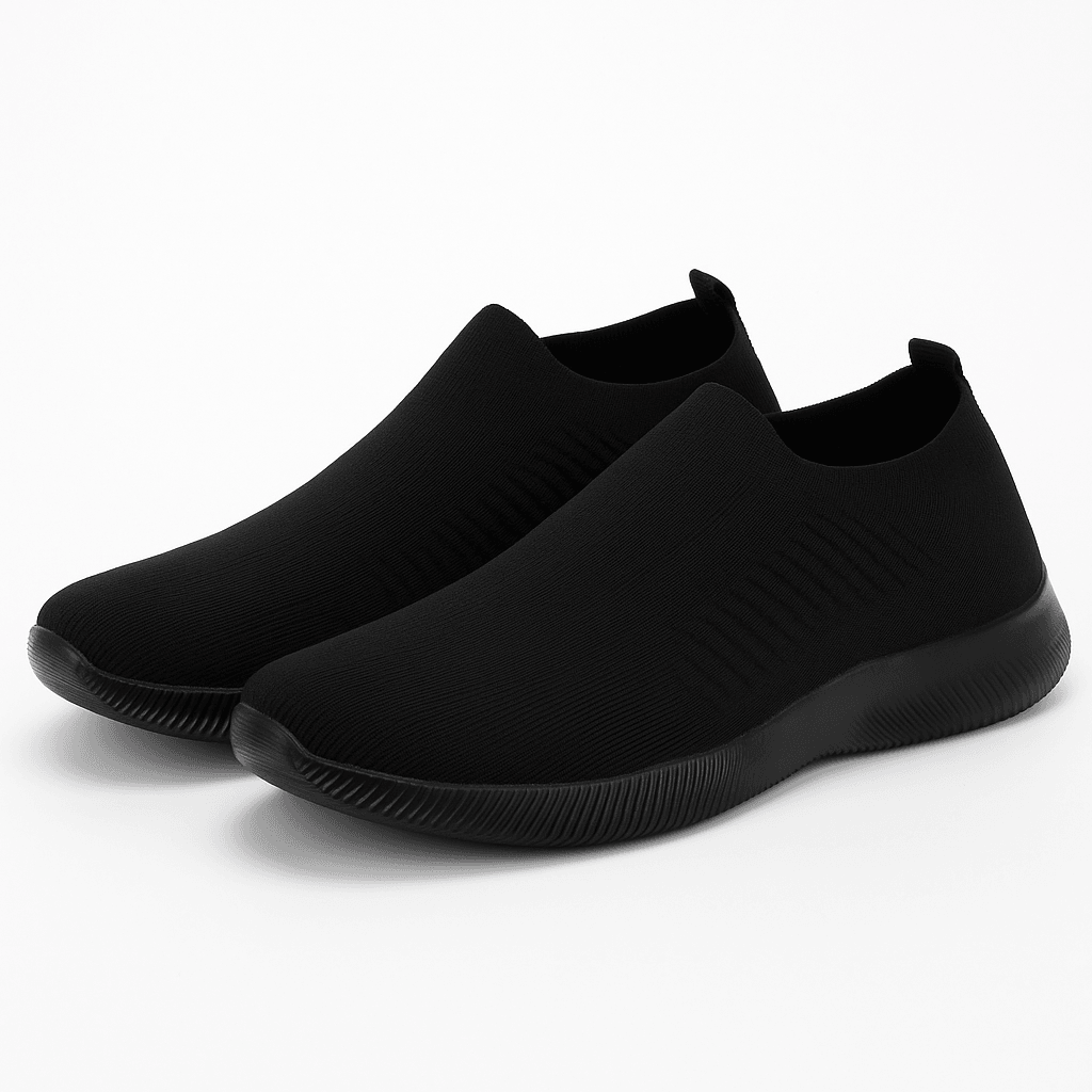 Women's Lightweight Mesh Slip-On Sneakers – Breathable, Low-Top Walking & Running Shoes