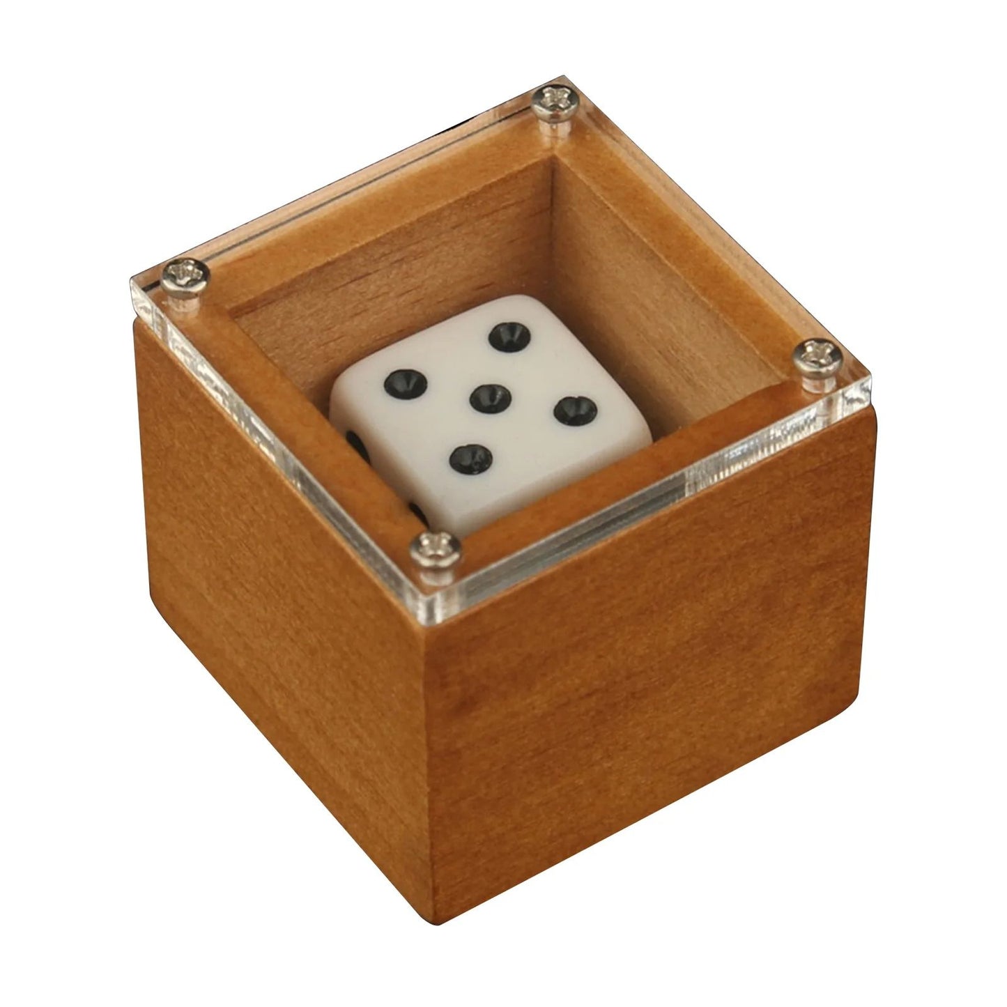 Magic Dice Trick Box Stage Illusion Prop for Kids & Adults Dot Number Change Dice Magic Props for Close-Up Performances