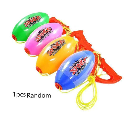 Hand Pulled Shuttle Ball Game – Elastic Fast Zoom Ball for Kids & Adults Arm Strength Training & Outdoor Fun Toy