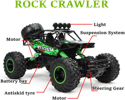 High-Speed 4WD RC Car for Kids – Off-Road Buggy with 2.4GHz Remote Control