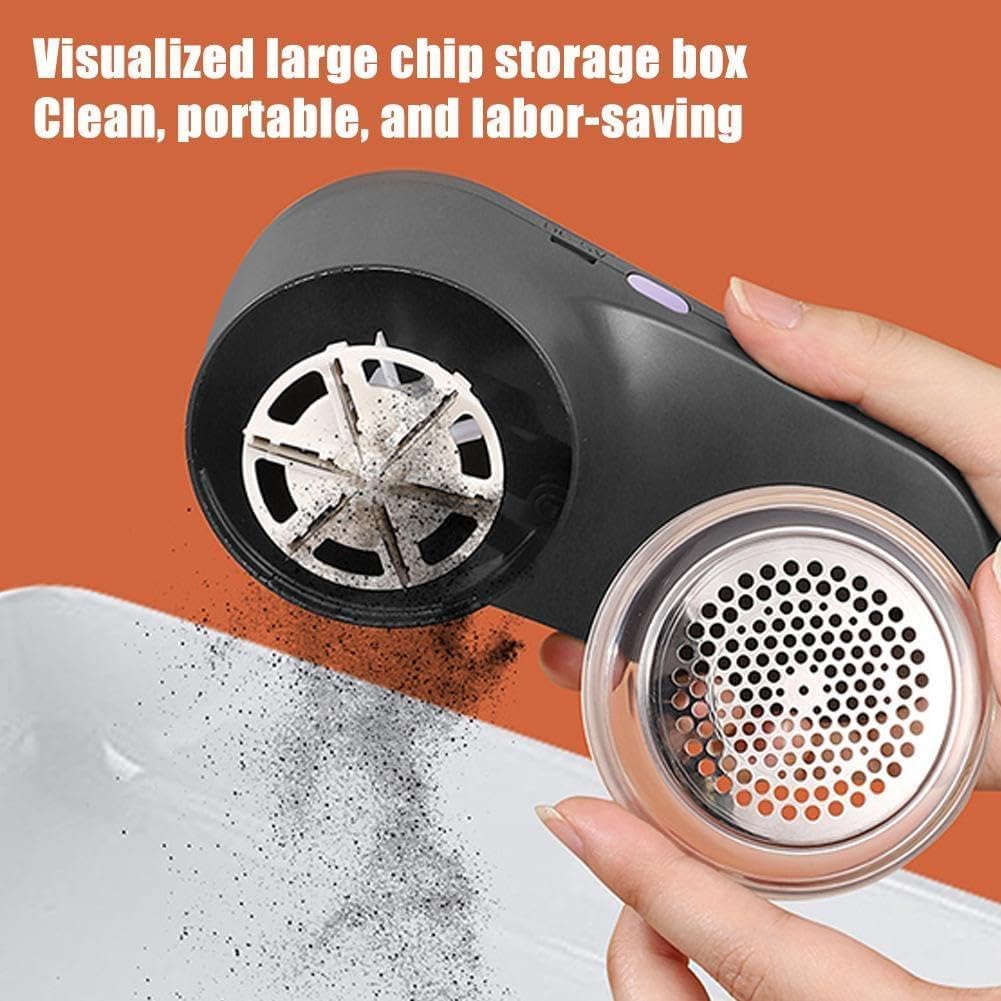 Rechargeable Fabric Shaver with LED Display – Electric Lint & Fuzz Remover for Sweaters, Clothing & Upholstery
