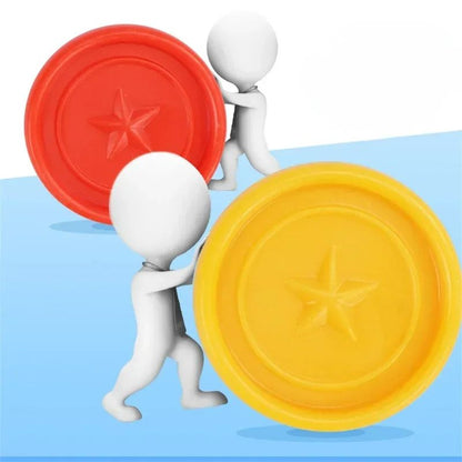 Foldable Connect 4 Game Educational Puzzle Toy for Kids and Family