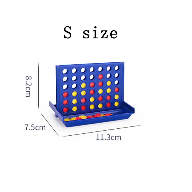 Foldable Connect 4 Game Educational Puzzle Toy for Kids and Family
