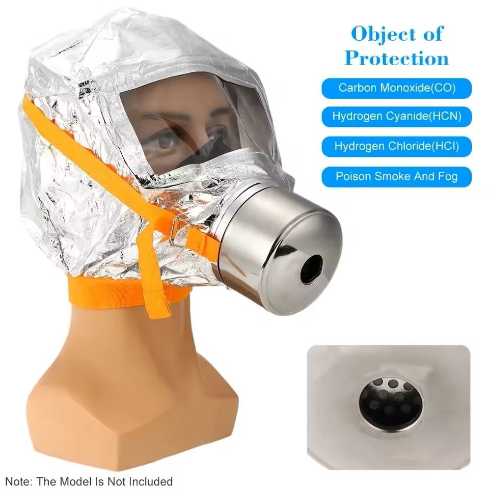 Fire Emergency Escape Safety Mask 30 Minute Smoke and Dust Protection Respirator for Home and Workplace