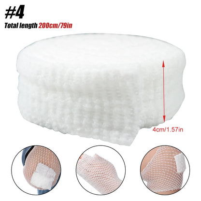 Elastic Net Wound Dressing, Breathable Tubular Bandage Mesh Retainer for Ankle & Adult Wound Care