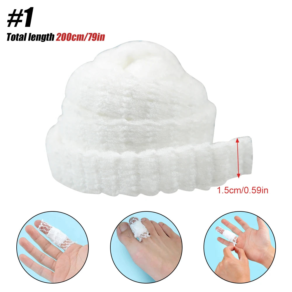 Elastic Net Wound Dressing, Breathable Tubular Bandage Mesh Retainer for Ankle & Adult Wound Care