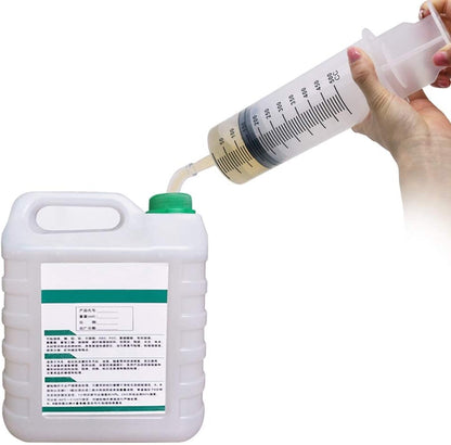 Large Capacity Syringe Pump with Hose – 100ml/300ml/550ml Oil Liquid & Pet Feeding Dispenser for Hydroponics & Measuring