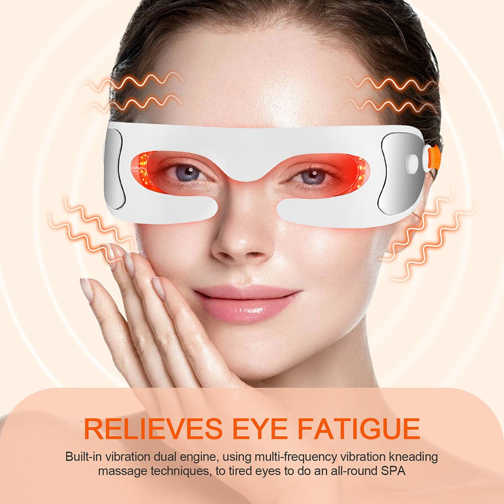 LED Eye Massager for Anti-Aging, Photon Therapy to Lighten Dark Circles & Smooth Fine Lines